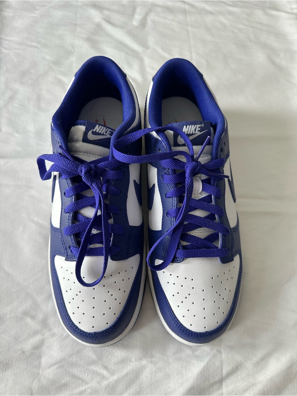 Nike Men’s Low-Top Sneakers — White/Blue